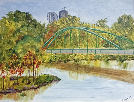 "Blackfriars Bridge in Fall"