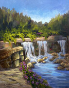 "Peaceful Waterfalls"