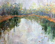 "Pond beside the Trail"  Sold